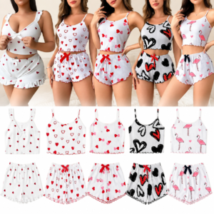 Seductive Cami Top and Shorts Pajama Set