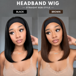 JOYRI Headband Wig, Straight Bob